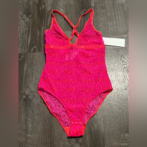 Stella McCartney**Amelia Beaming Fuscia Pink Bodysuit**Small $340 - Picture 3 of 9